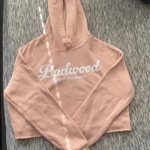Badwood crop hoodie